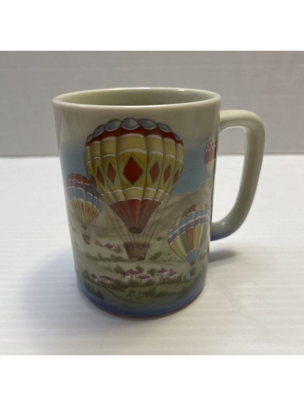 Otagiri Japan Hot Air Balloons Coffee Mug Tea Cup Gorgeous Colors - EUC
